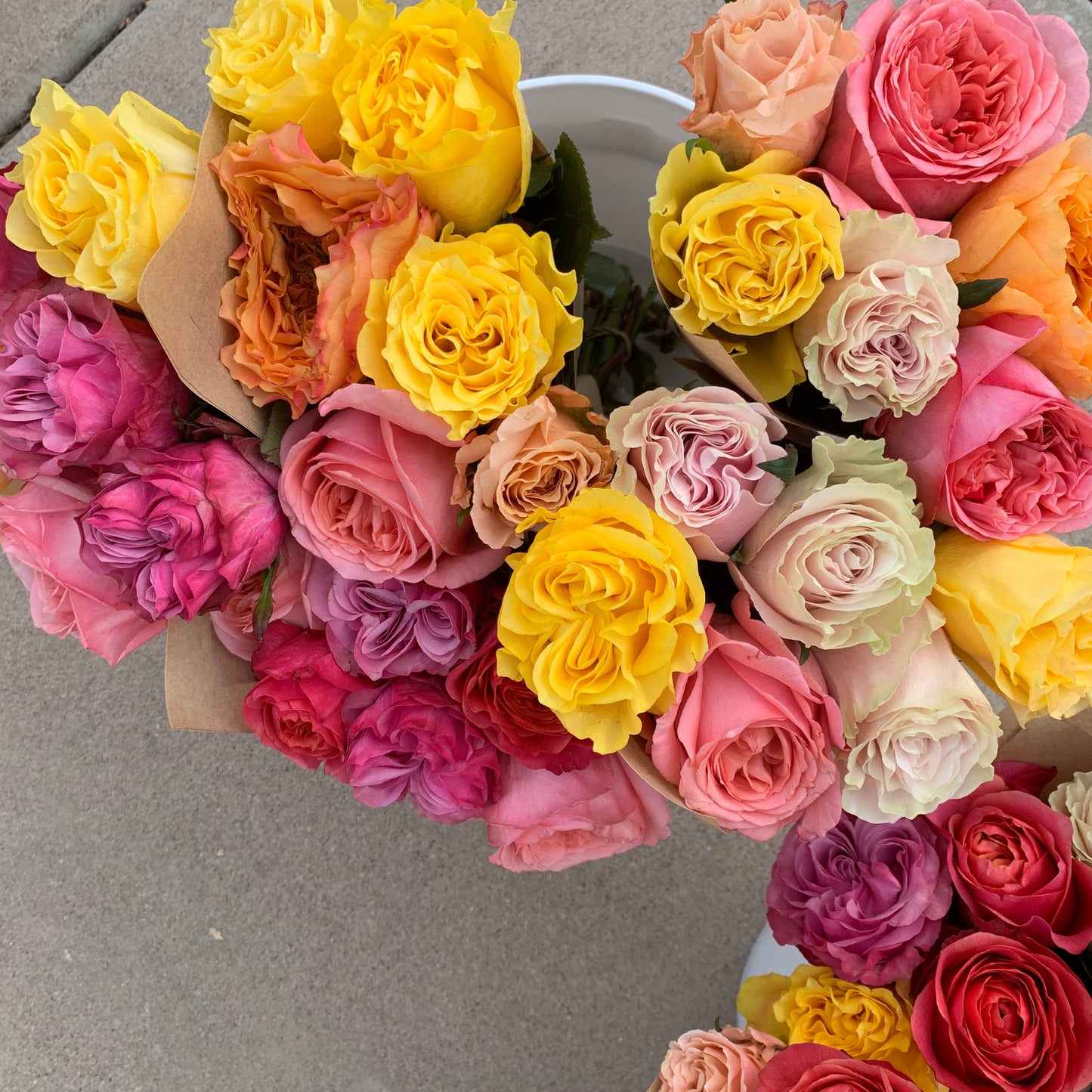Bucket of Flowers - Create Your Own Flower Arrangements