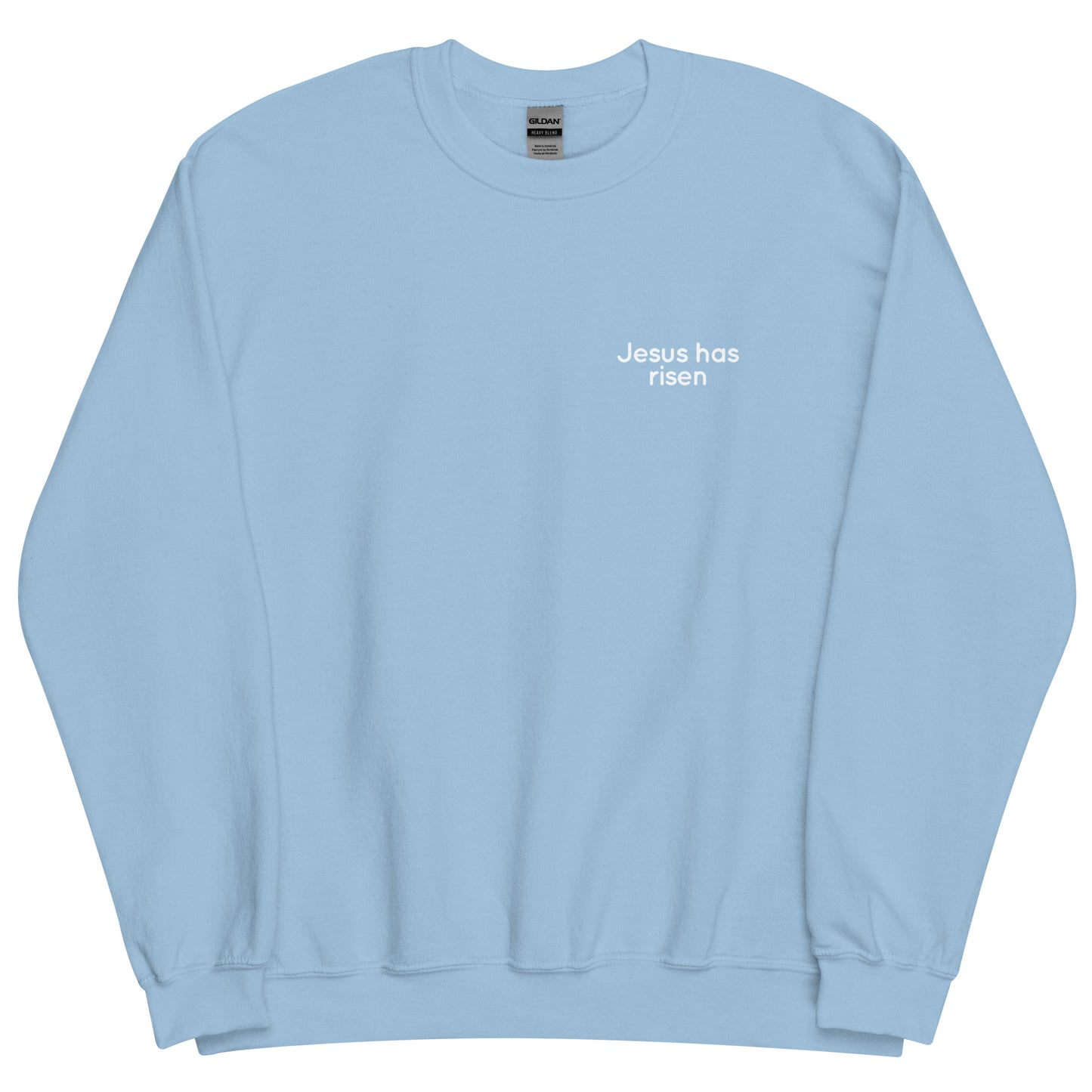 Jesus Has Risen Blue Sweater